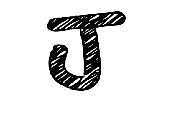 Rough and Messy Scribbled Mono Letter J Review