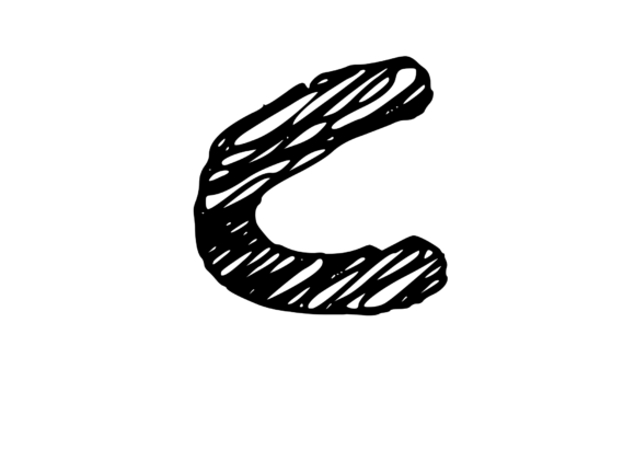 Rough and Messy Scribbled Mono Letter Review